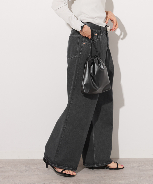 「JOURNAL STANDARD relume」 デニムパンツ 38 チャコールグレー レディースの画像