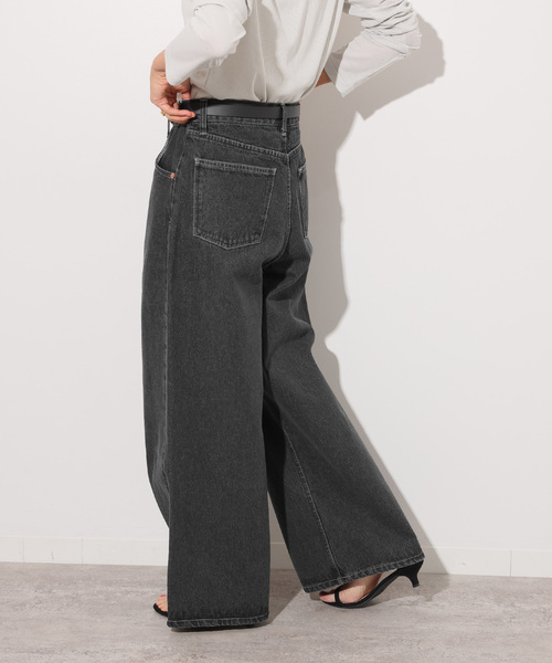 「JOURNAL STANDARD relume」 デニムパンツ 38 チャコールグレー レディースの画像