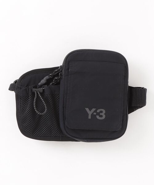 Y-3 「Y-3」 ワンポイントショルダーバッグ - ブラック メンズ