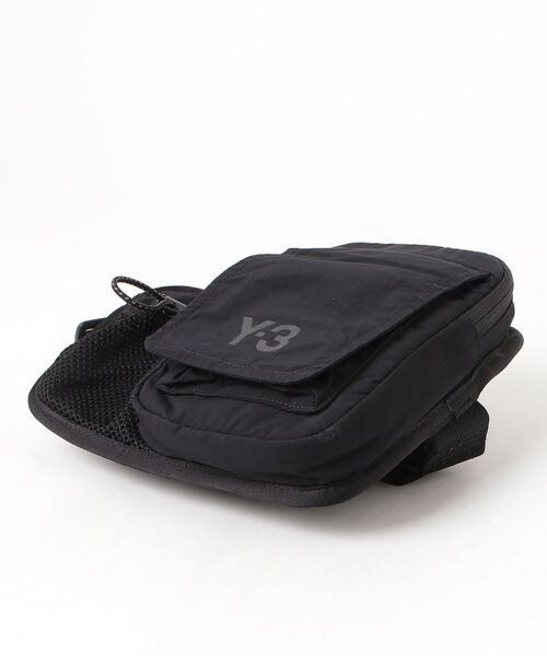 Y-3 「Y-3」 ワンポイントショルダーバッグ - ブラック メンズ