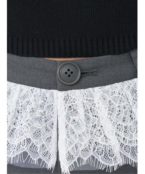 Darich（ダーリッチ） パンツ レースドッキングリボンショートパンツ
