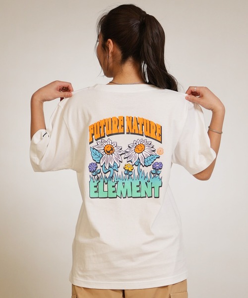 ELEMENT（エレメント） tシャツ 半袖 半袖 Tシャツ バックプリント 