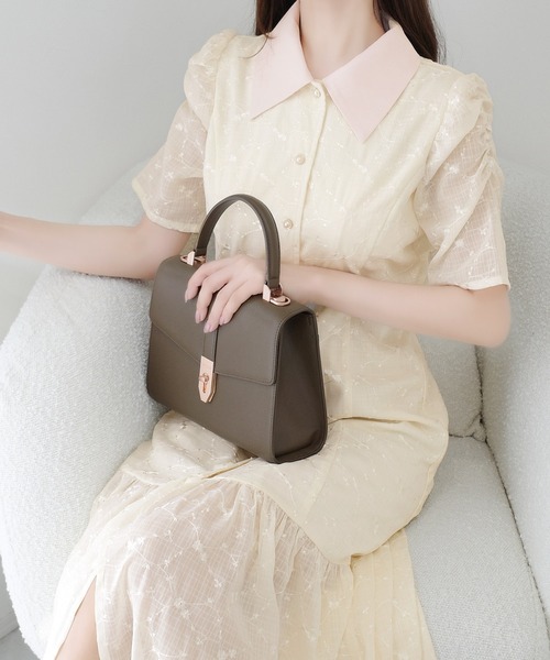 「mily bilet」 シャツワンピース LARGE ネイビー レディースの画像