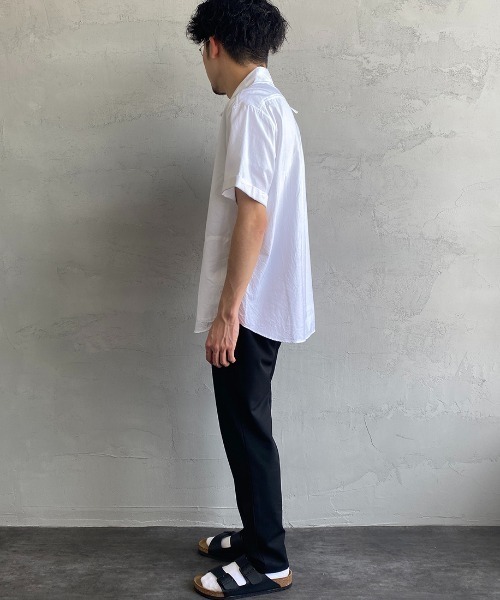 Danton（ダントン） 半袖シャツ 40 ホワイト レディース : ZOZOTOWN