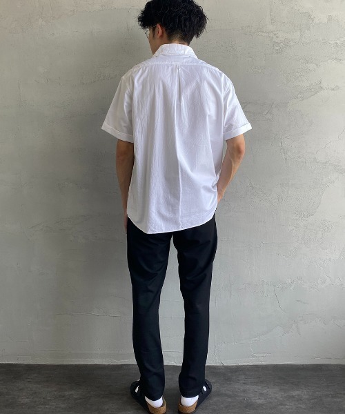 Danton（ダントン） 半袖シャツ 40 ホワイト レディース : ZOZOTOWN
