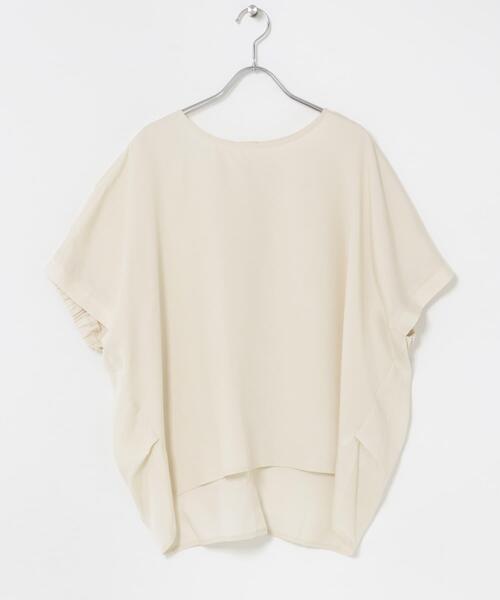 ブラウス シャツ REFINED LINEN ドルマンブラウス レディースの画像
