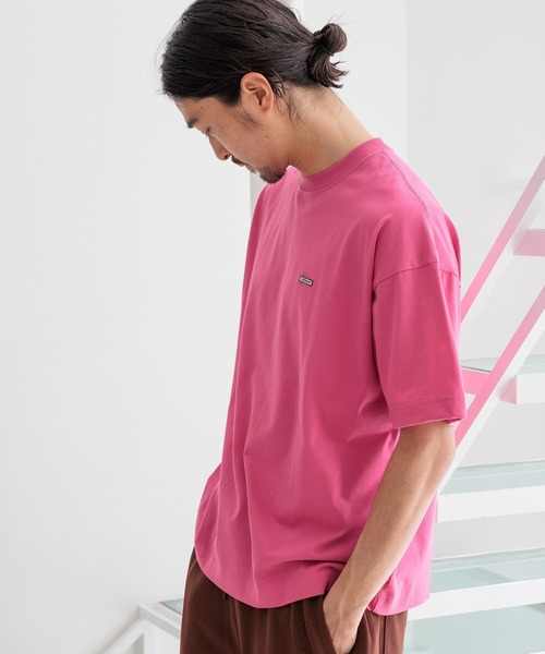 「HEREIAM」 半袖Tシャツ MEDIUM ピンク メンズ_画像8