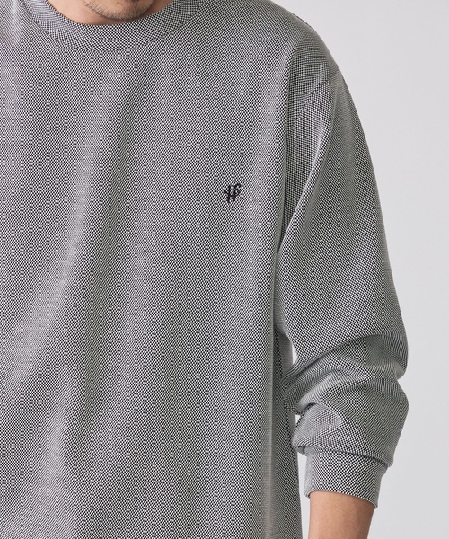 「SHIPS」 長袖Tシャツ MEDIUM グレー メンズ_画像4
