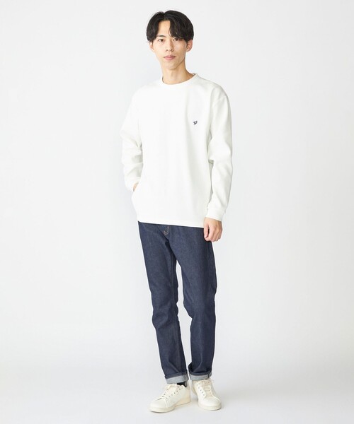 「SHIPS」 長袖Tシャツ MEDIUM グレー メンズ_画像7