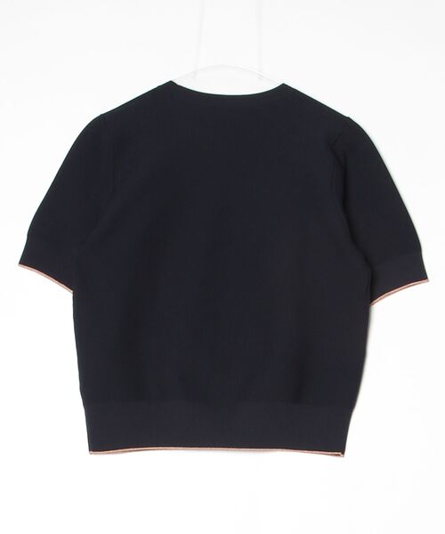 UNITED ARROWS（ユナイテッドアローズ） 半袖ニット - ネイビー 