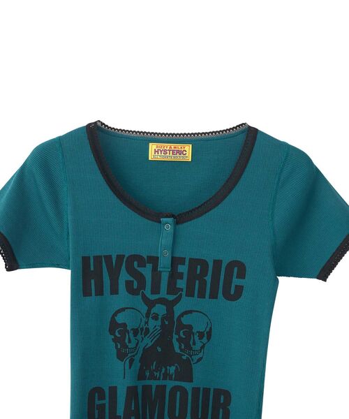 HYSTERIC GLAMOUR（ヒステリックグラマー） tシャツ 半袖 EVIL SKULL