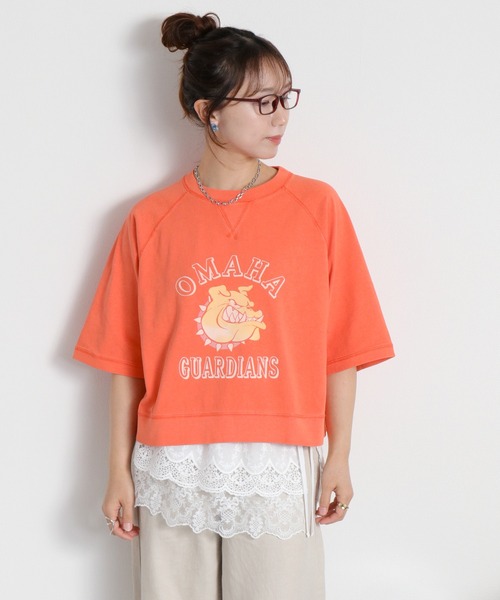 cepo（セポ） tシャツ 半袖 フロッキー加工アニマルプリントショート