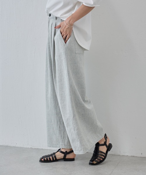 「BEARDSLEY」 デニムパンツ 1 グレー レディース_画像2