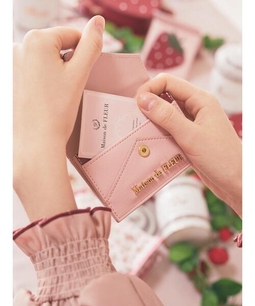 「Maison de FLEUR」 カードケース FREE ピンク レディース_画像2