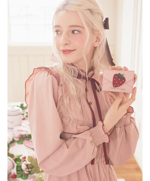 「Maison de FLEUR」 カードケース FREE ピンク レディース_画像3