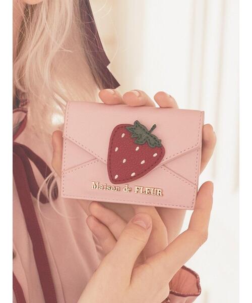 「Maison de FLEUR」 カードケース FREE ピンク レディース_画像7