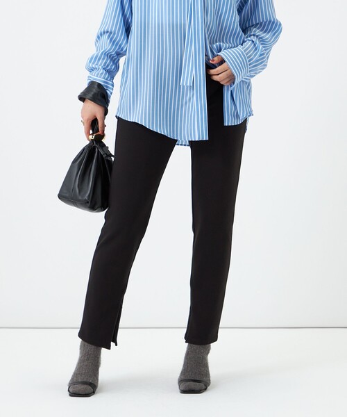 NOLLEY'S（ノーリーズ） パンツ ウォッシャブルStretch Zipレギンス