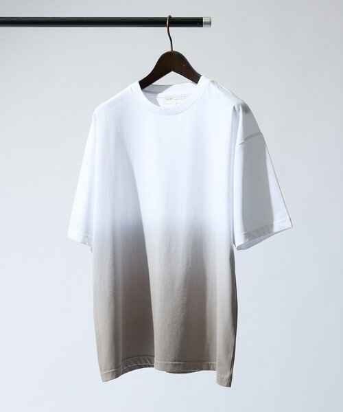 Onグラデーション 半袖Tシャツ S ABAHOUSE GRAY tシャツ 「グラデーション」半袖Tシャツ メンズ