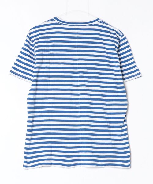 「BEN DAVIS BLACKOUT COLLECTION」 半袖Tシャツ SMALL ホワイト×ブルー メンズ_画像2