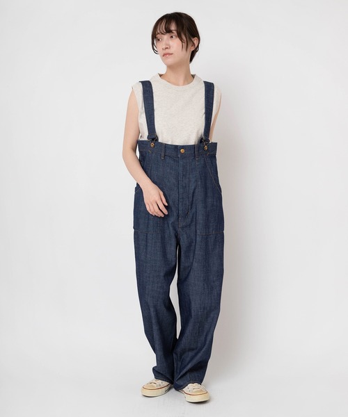 URCH RNA デニムパンツ FREE ライトインディゴブルー レディース