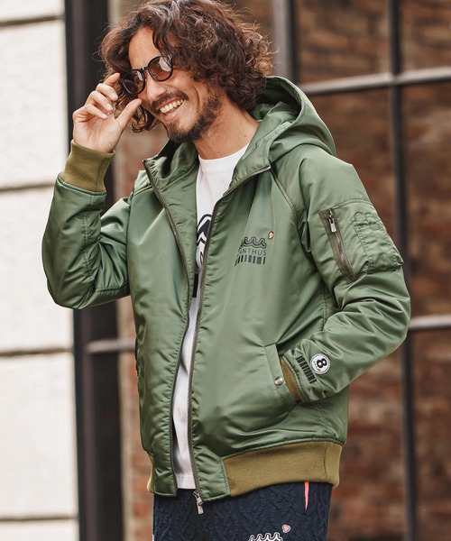 felkod（フィルコッド） ma1 ma-1 mj11984- Muta ACANTHUS Hooded MA1
