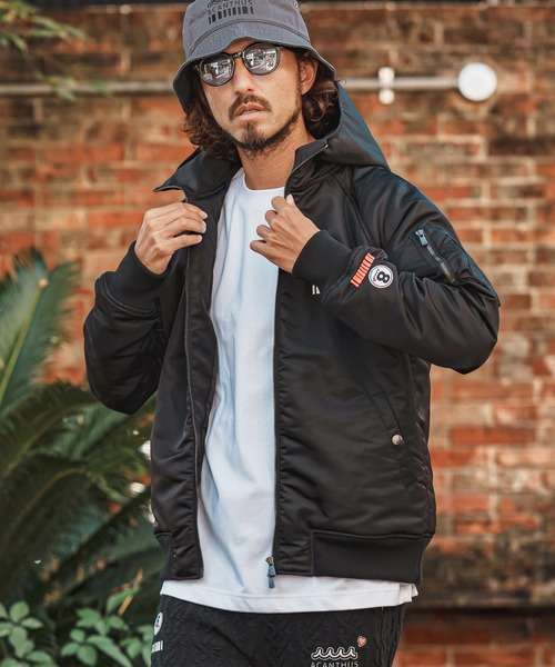 felkod（フィルコッド） ma1 ma-1 mj11984- Muta ACANTHUS Hooded MA1