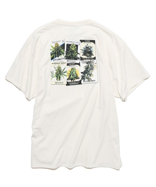 HUF（ハフ） tシャツ GREEN THUMB S/S TEE バックプリント半袖Tシャツ