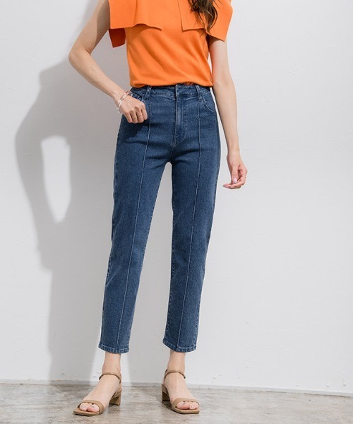 バズりデニム★ビックリボンデニムパンツ 新品タグ付き vialette-12.jpg