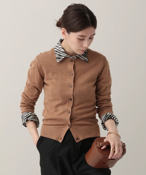 カーディガン トップス Curensology カレンソロジー フレクセンニットカーディガン Zozotown Zozotown 通販 店 レディース ファッション