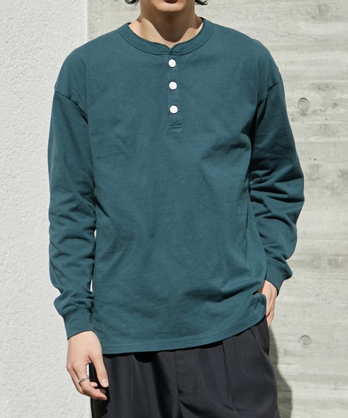 Goodwear（グッドウェア） ヘンリーネック tシャツ 「Goodwear