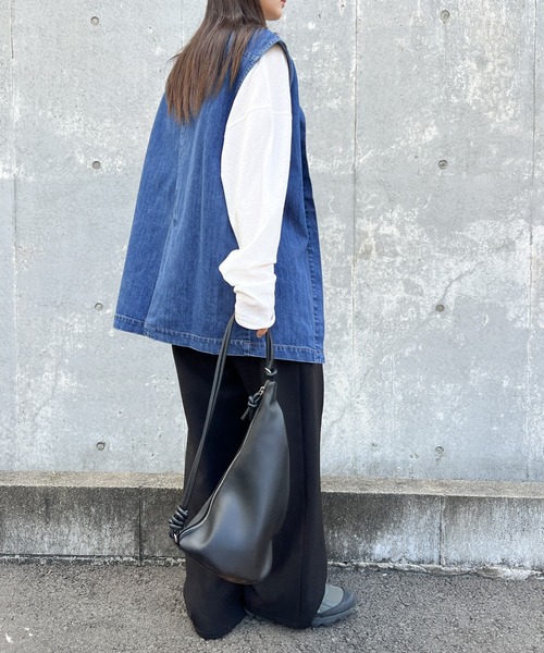 まいつ　新品未使用品　machatt 人気　デニムジレ　デニムベスト MACHATT マチャット デニムベスト