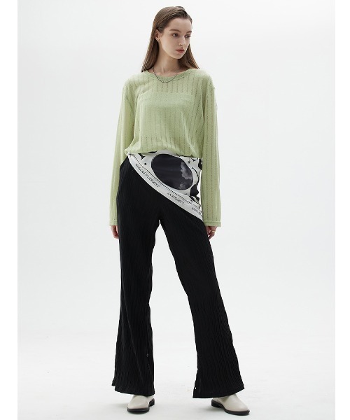 tシャツ A'GEM/9 × .kom「LARTIGENT/ラーティゼン」L2 FLOWER SWEATSHIRT/花 ティーシャツ レディース セール】A'GEM/9 × .kom『LARTIGENT/ラーティゼン』L2 FLOWER