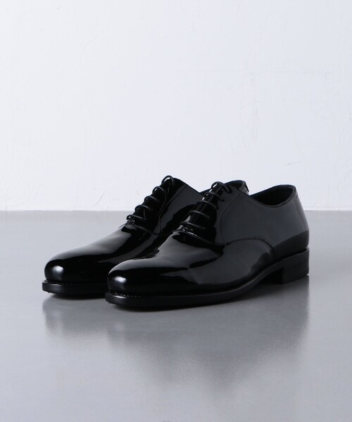 ＜UNITED ARROWS＞ エナメル プレーントゥ UNITED ARROWS ビジネスシューズ 「UNITED ARROWS」 エナメル