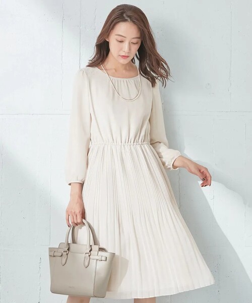 any SiS / エニシィス 【洗える】フェミニンプリーツ ワンピース ANY SIS（エニィスィス） ワンピース 「洗える」フェミニンプリーツ