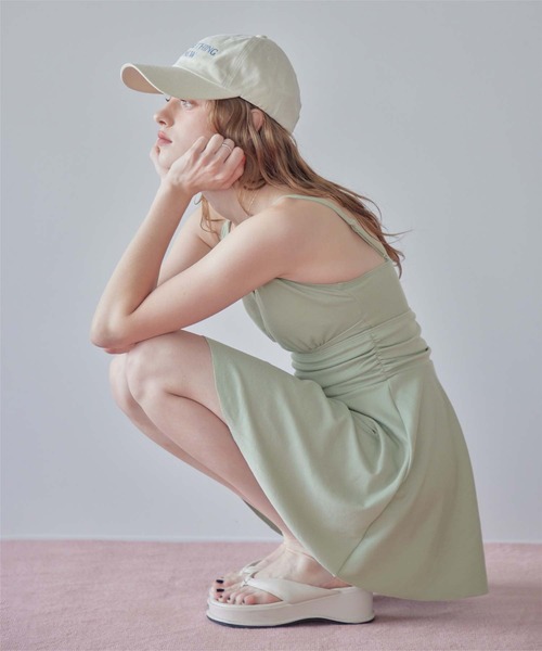 SEA DRESS（シードレス） 水着 スカート付Vネックワンピース/水着