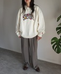 トレーナー スウェット サガラ刺繍ワッペンロゴ...の詳細画像4