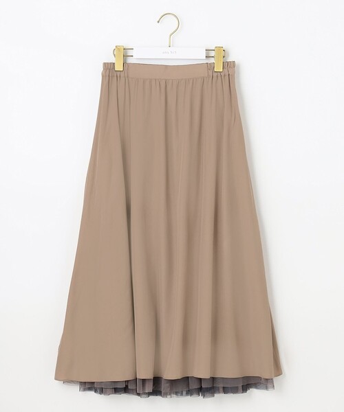 ANY SIS（エニィスィス） スカート 「美人百花7月号掲載」2WAYチェック