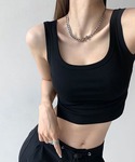 タンクトップ ノースリーブ 「 5色展開/カッ...の詳細画像3