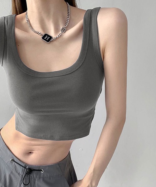 me+em select（ミームセレクト） タンクトップ ノースリーブ 「 5色