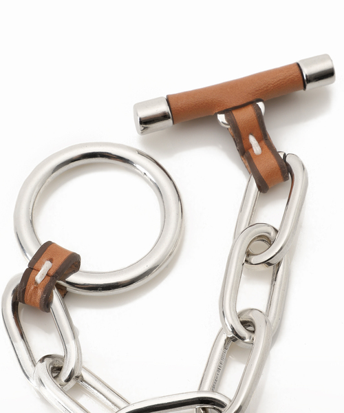 plage ブレスレット 「CXC/シーエックスシー」CHAIN/LEATHER