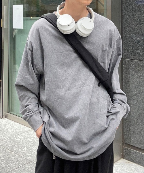 B.R.U tシャツ 「ヴィンテージライク」ピグメント加工Tシャツ / ロンT