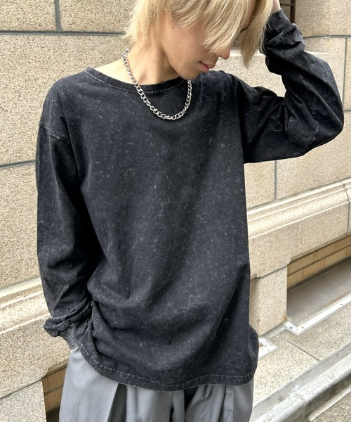 B.R.U tシャツ 「ヴィンテージライク」ピグメント加工Tシャツ / ロンT