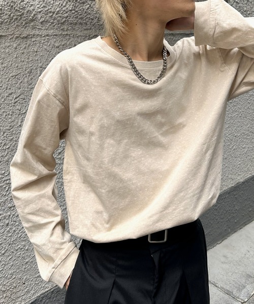 B.R.U tシャツ 「ヴィンテージライク」ピグメント加工Tシャツ / ロンT
