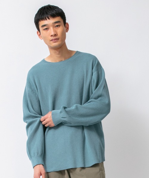 Johnbull（ジョンブル） セーター ニット ワッフルクルーネックニット 