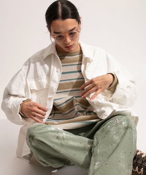 Johnbull（ジョンブル） セーター ニット ワッフルクルーネックニット