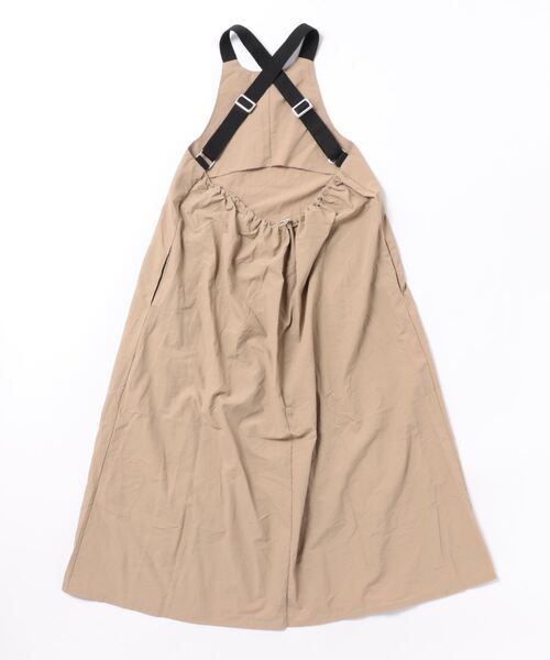 STYLEBLOCK ワンピース ワッシャータフタバッククロスエプロン