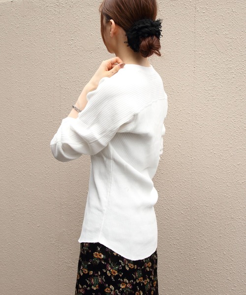 MEYAME（メヤメ） tシャツ オブロングネックプルオーバー OBLONG NECK