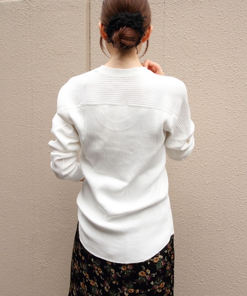 MEYAME（メヤメ） tシャツ オブロングネックプルオーバー OBLONG NECK