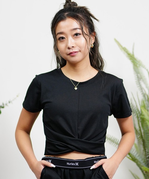 Hurley tシャツ Hurley/ハーレー 水陸両用ショート丈カップ付きT