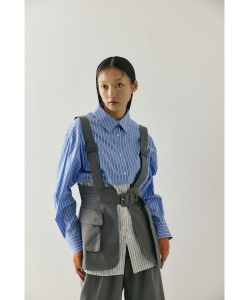 AZUL BY MOUSSY ブラウス シャツ 「PLUS」マルチウェイデザイン